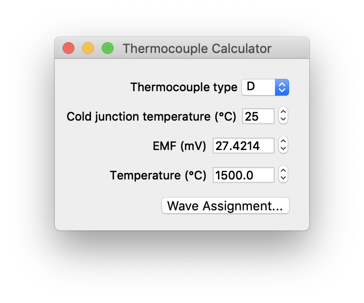 Thermocouple Calculator Igor Pro By WaveMetrics thermocouple-calculator-igor-pro-by-wavemetrics